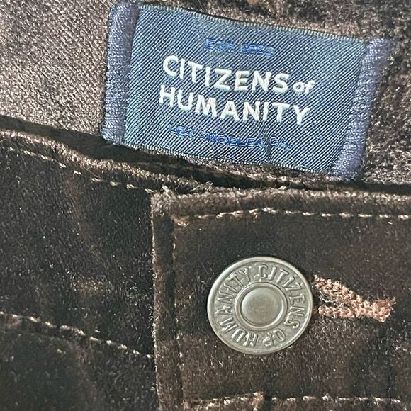 Citizens Of Humanity Dark Brown Corduroy Pants - Picture 3 of 6